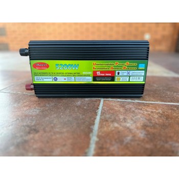 Инвертор 12V-220V 5200W UPS (бесперебойник)